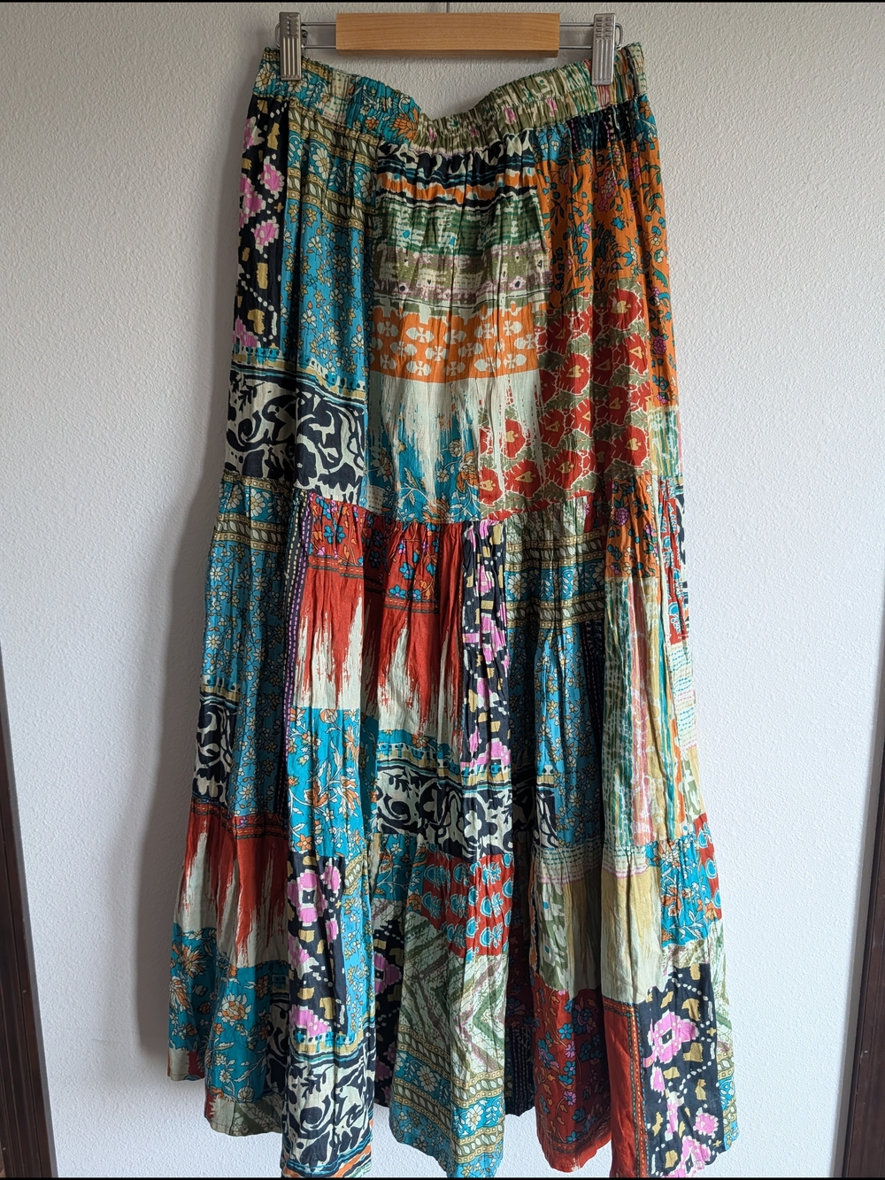 Signals Travelers Reversible Patchwork Patchwork Maxi Skirt